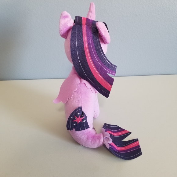 MY LITTLE PONY Princess Twilight Sparkle SeaPony Mermaid Plush Stuffed Toy 10". - Picture 5 of 10